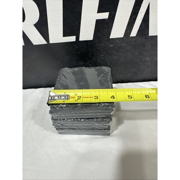 12 PCS 4 x 4 Inch - Square Bar Stone Coasters for Engraving (Black) - Picture 5 of 5